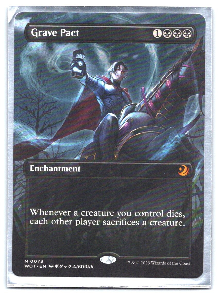 Grave Pact (Anime Borderless) #73 Wilds of Eldraine: Enchanting Tales Magic MTG