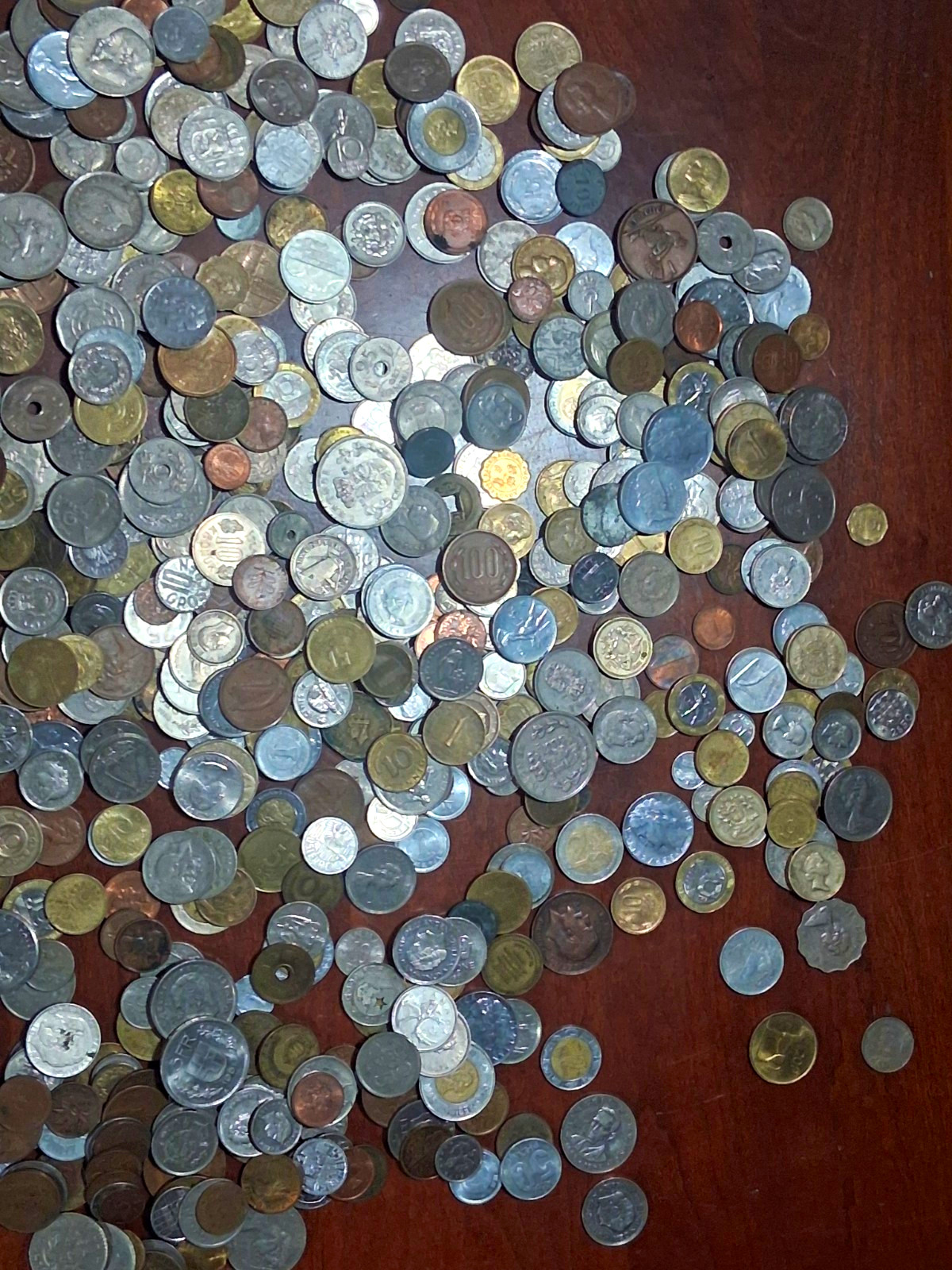 Large Mixed World Coin Collection Bulk Lot - Assorted Foreign Coins