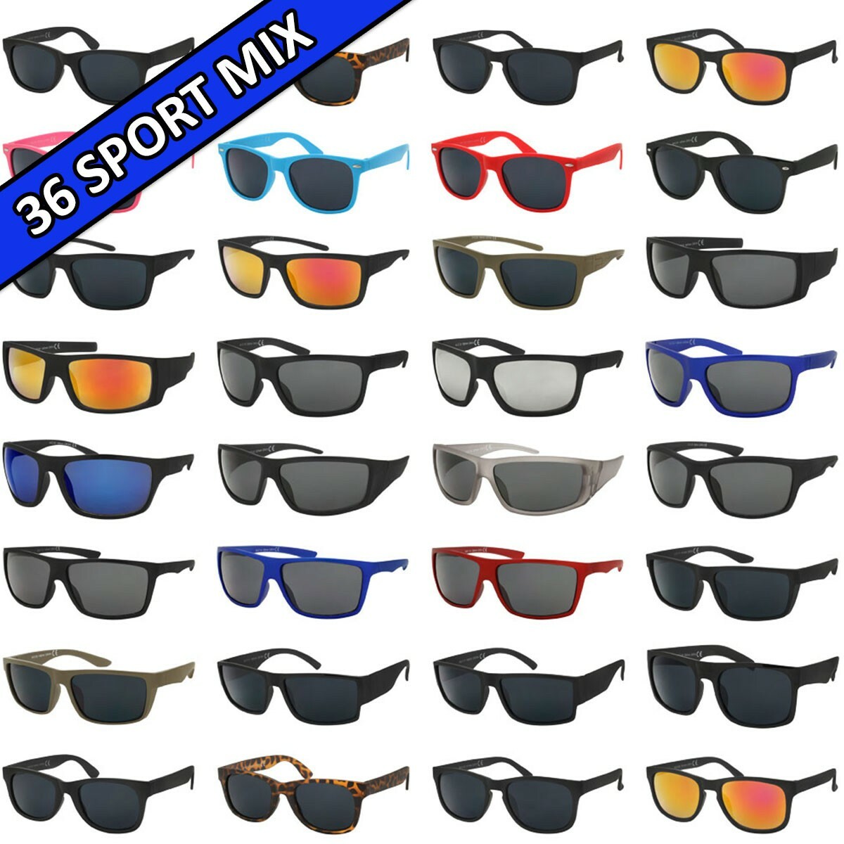 Bulk Sunglasses Wholesale Sport Mix 36 Sunglasses As Pictured New With Tags Sun Bulk Sunglasses Wholesale Sport Mix 36 Sunglasses As Pictured New With Tags Sun