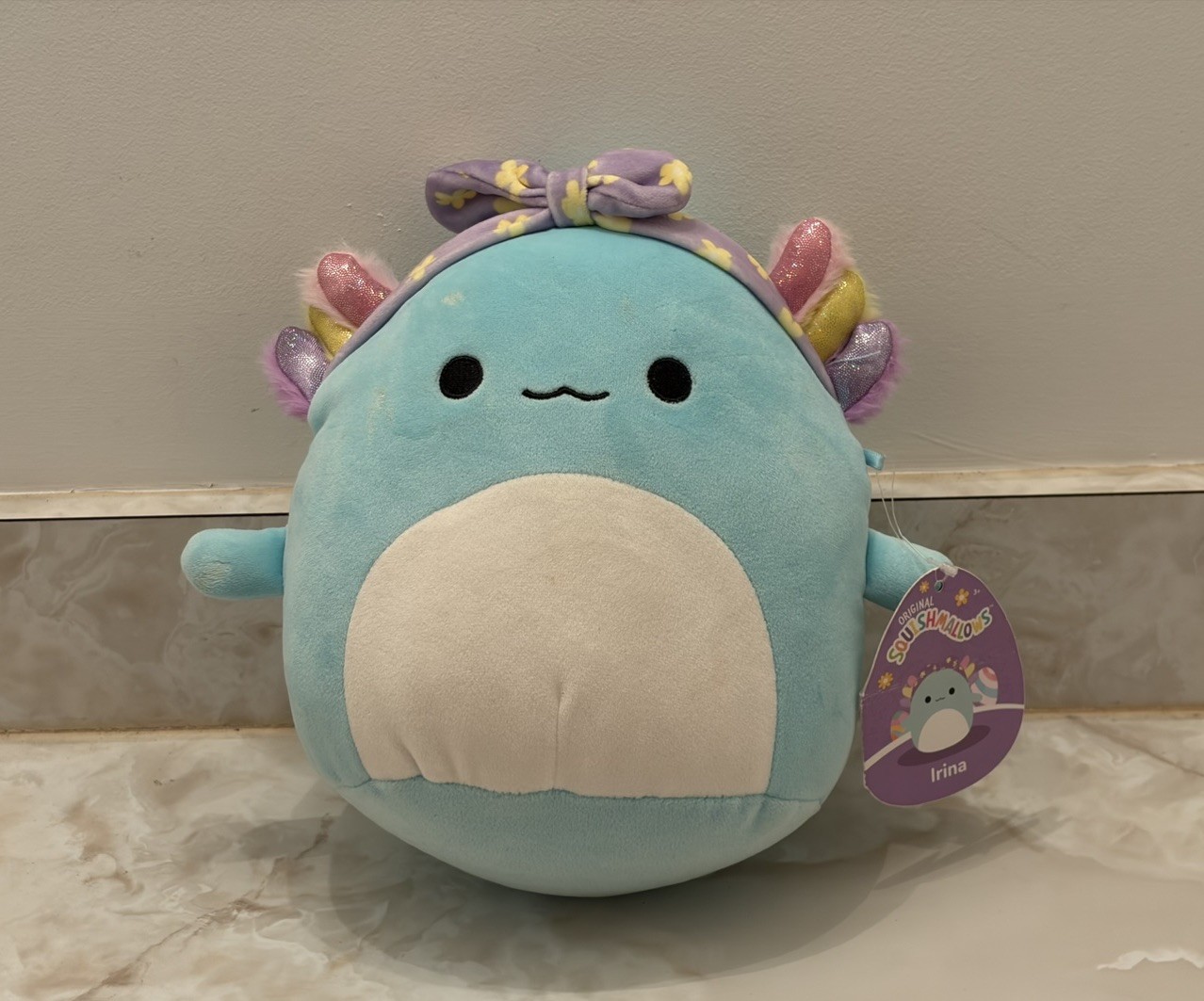 Squishmallows 2024 Irina The Teal Axolotl 8\
