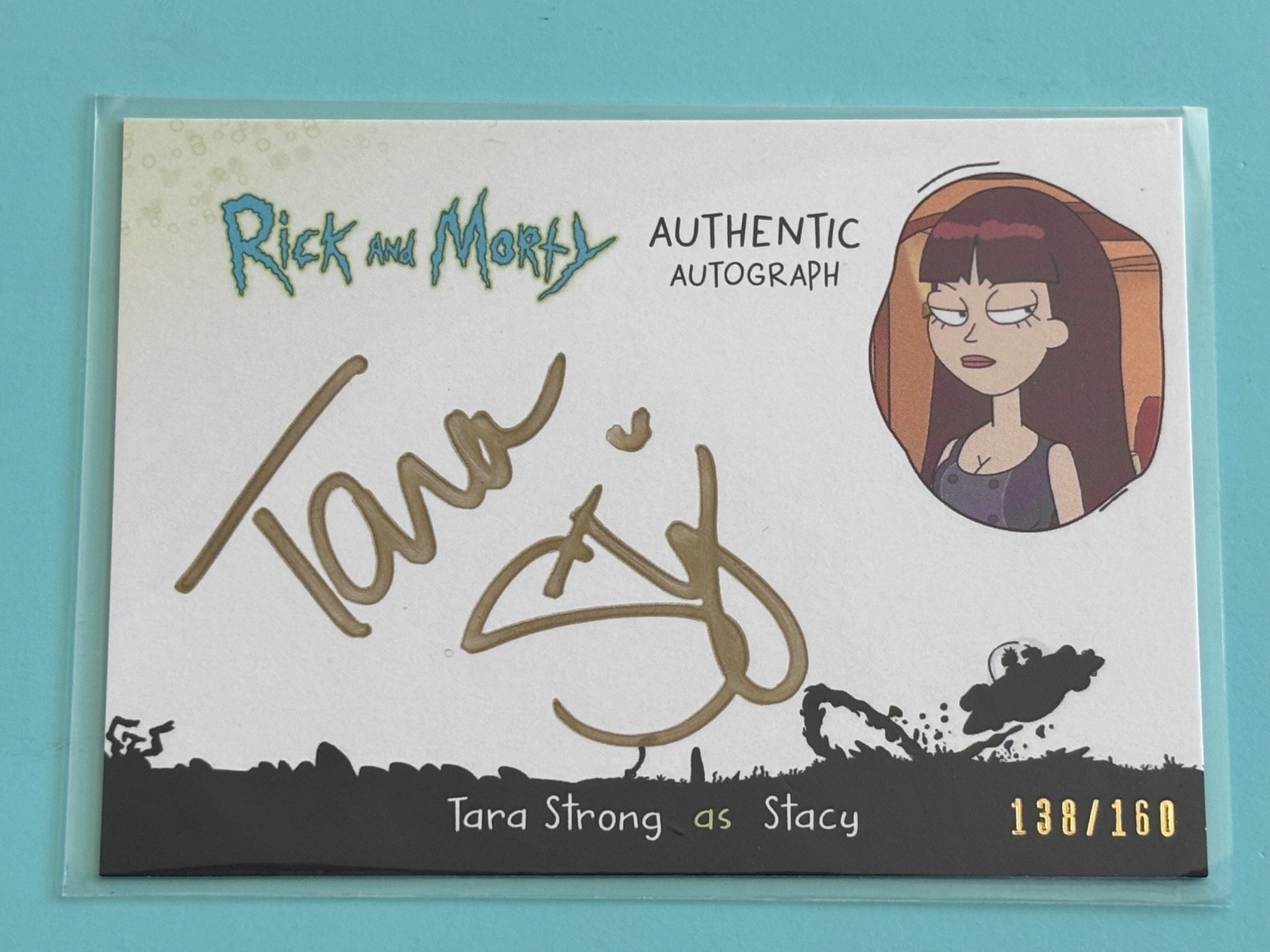 Tara Strong as Stacy Cryptozoic Rick And Morty On Card Auto /160