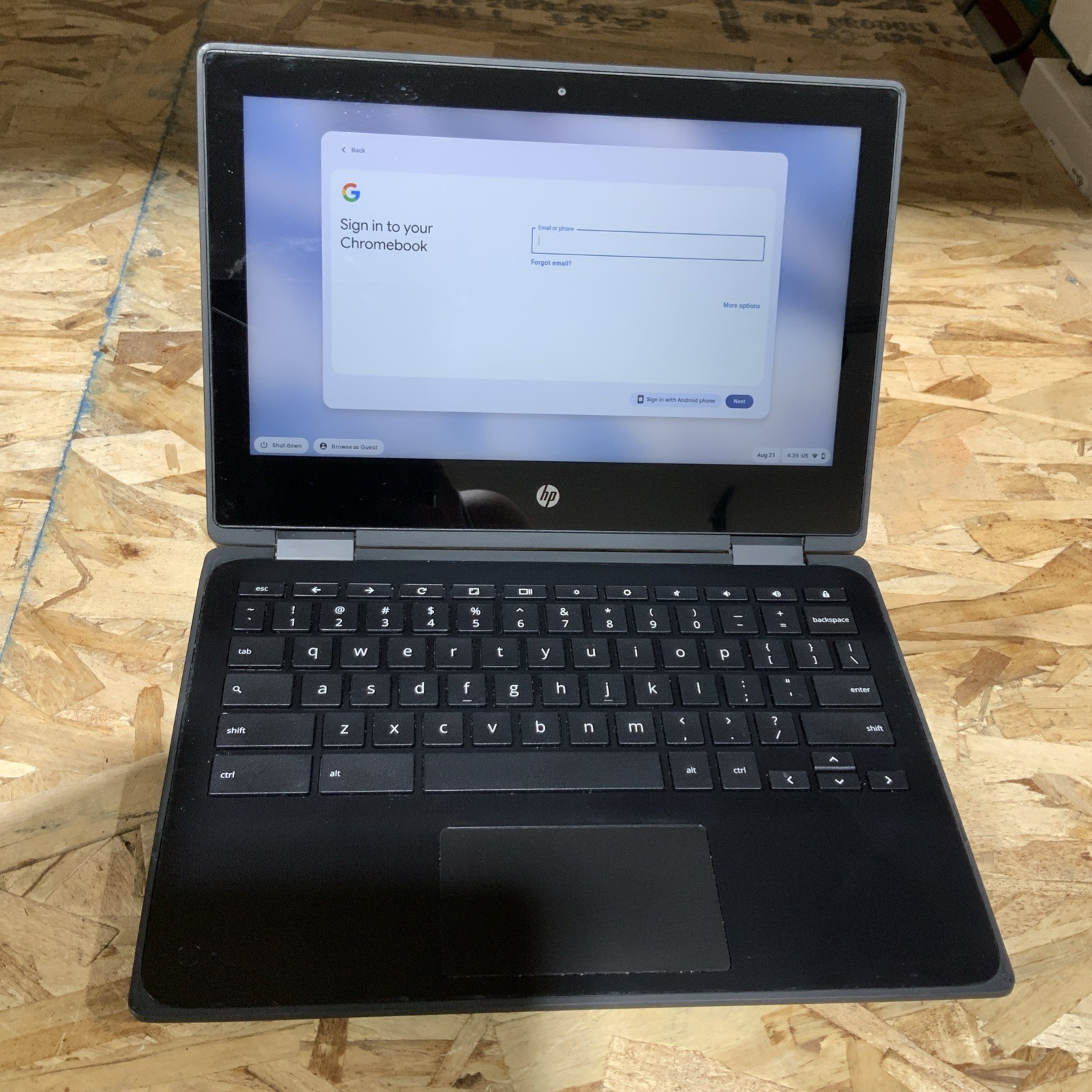 HP Chromebook X360 11MK EE 11.6\