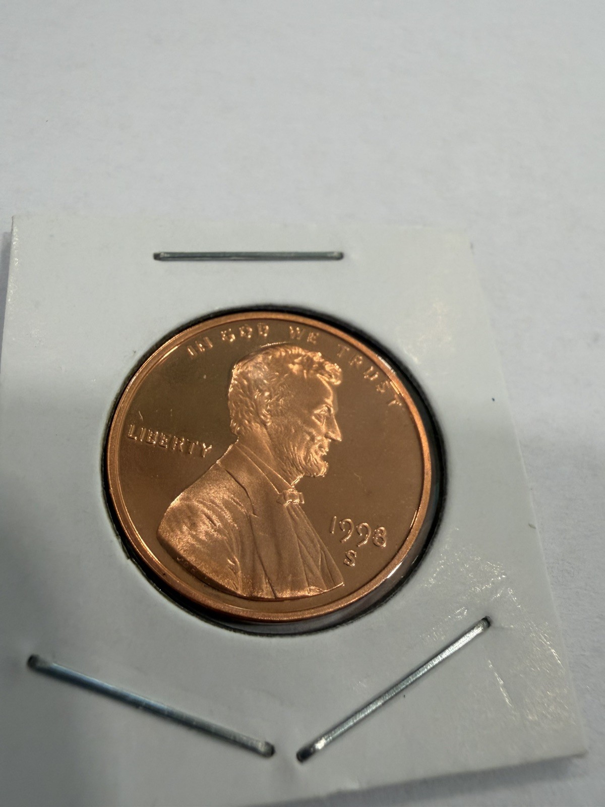 1998 S Lincoln Cent Gem DCam Proof Full Mirrors