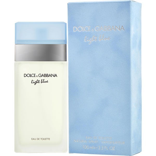 DOLCE&GABBANA LIGHT BLUE 3.3 oz WOMEN’S EAU DE TOILETTE SPRAY NEW & SEALED