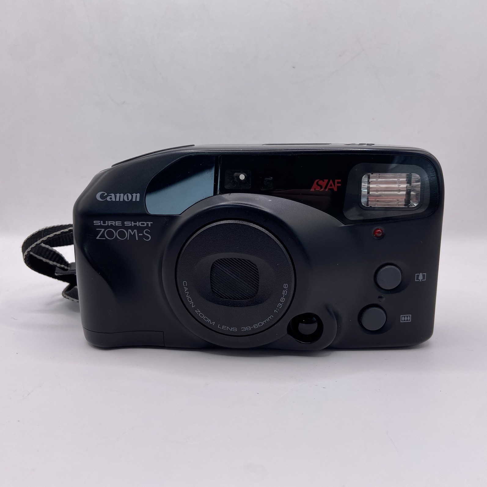 Canon Sure Shot ZOOM-S 35mm Point & Shoot Film Camera Tested (no battery) Read Canon Sure Shot ZOOM-S 35mm Point & Shoot Film Camera Tested (no battery) Read