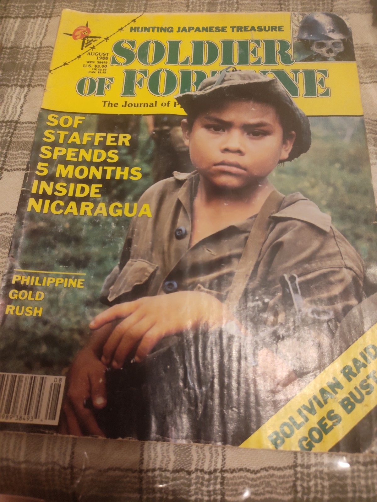 SOF Soldier of Fortune Magazine  August 1988 Excellent Read  