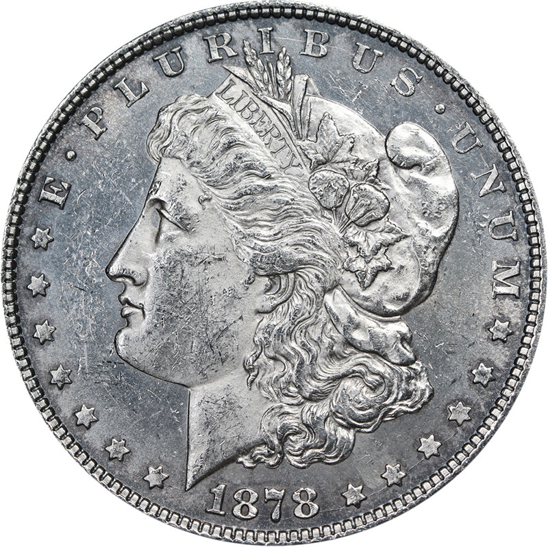 1878-P 8TF Morgan Silver Dollar Nice Unc Nice Luster Nice Strike