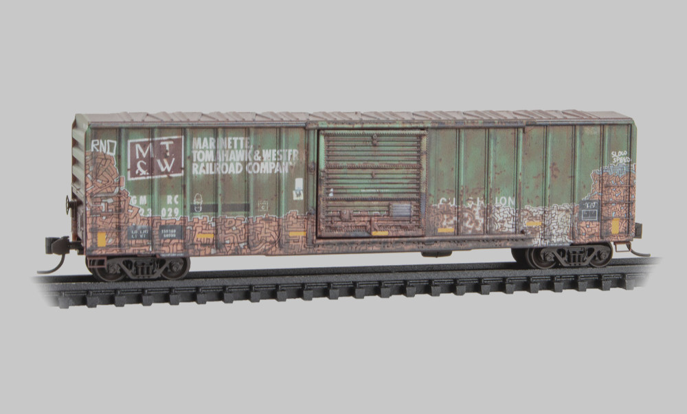 Green Mountain ex-MT&W 50\' Ribside Boxcar Micro-Trains MTL #025 44 376 N SCALE