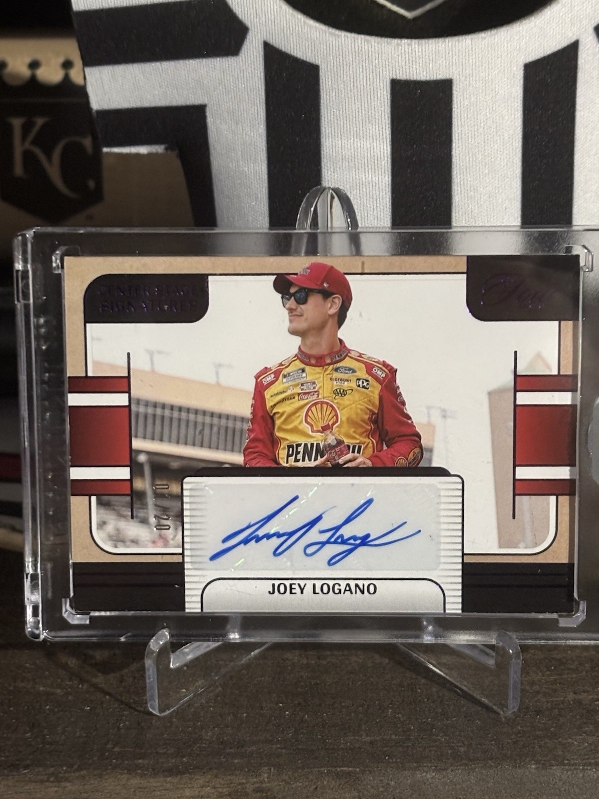 2025 Turn Four Joey Logano Center Stage Signatures Auto 1/20 purple 2025 Turn Four Joey Logano Center Stage Signatures Auto 1/20 purple