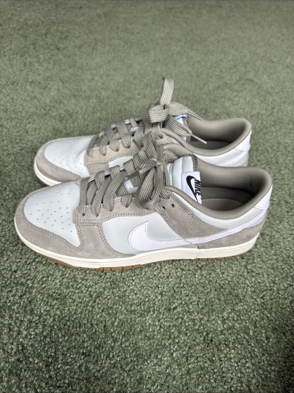 Size 10.5 - Nike Dunk Low Gum Pack - Olive