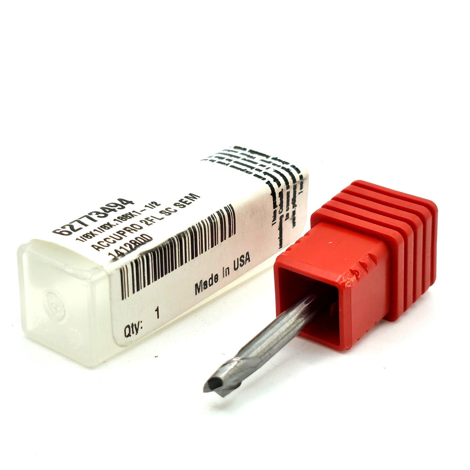 Accupro Square End Mill 1/8