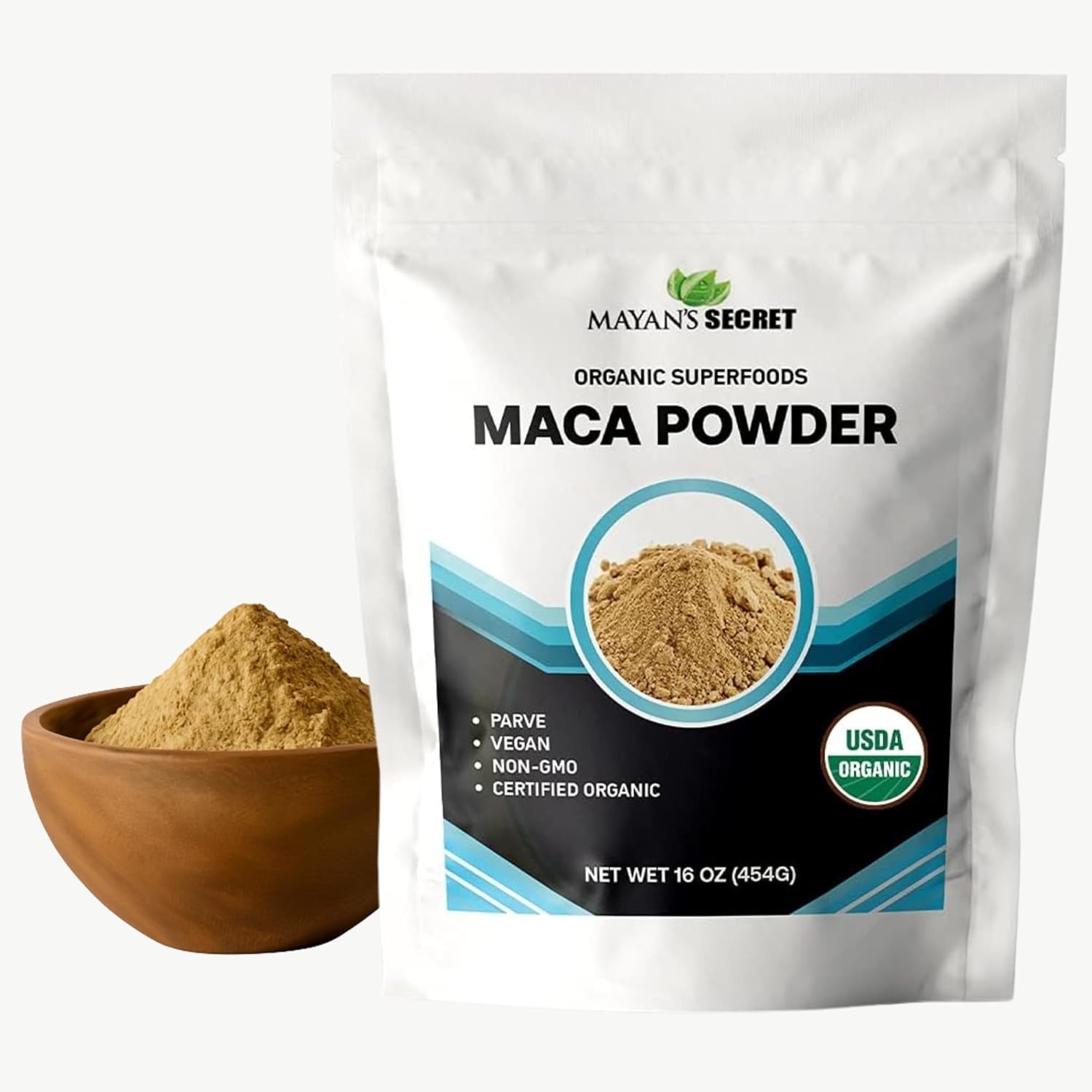 Mayan's Secret - Maca Root Powder Organic 1lb, Parve, Vegan, Non-GMO