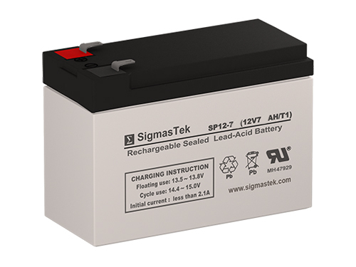 SLA Replacement Battery For 12V 7AH Universal Power UB1270 (40800) By SigmasTek 