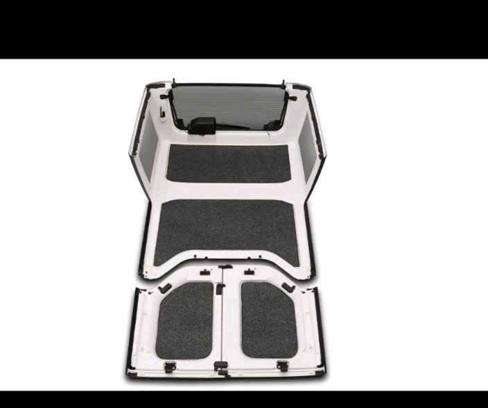 BedRug HLJL184DRK For 18-26 Jepp JL Hard Top 4DR