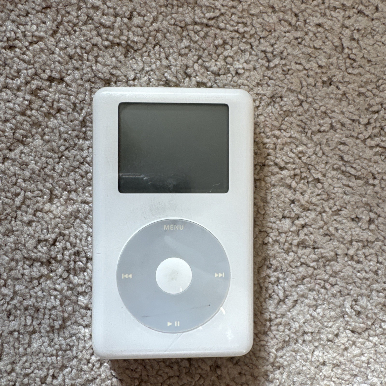 Vintage Apple iPod Classic 4th Gen A1059 20GB White For Parts/Repair