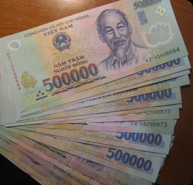 1,000,000 VND (2x 500.000) ONE MILLION VIETNAMESE DONG, VIETNAM MONEY & CURRENCY