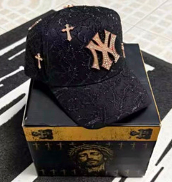 AB Hats NY Thorned 24K Rose Gold Cap 💯
