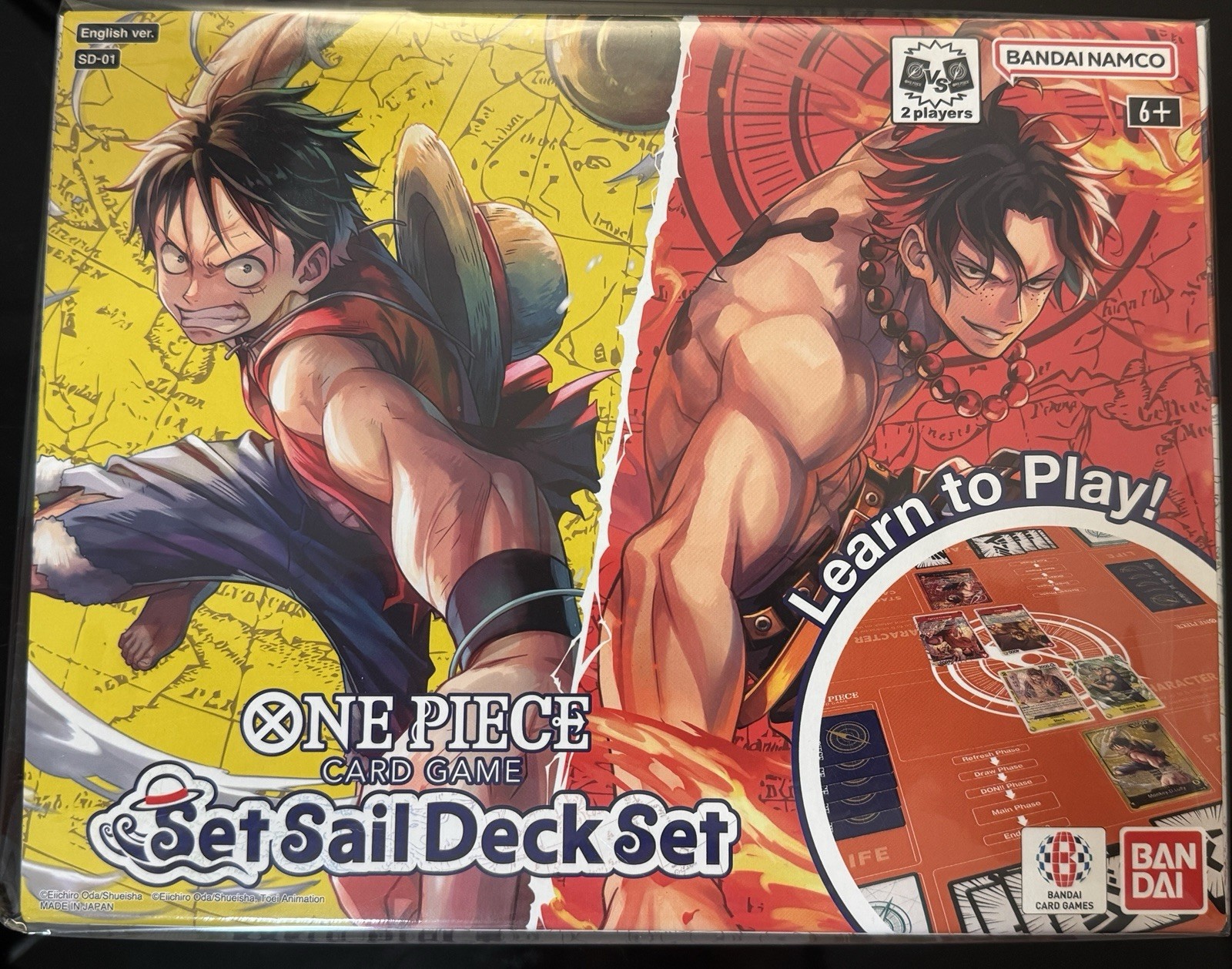 Bandai Namco One Piece Set Sail Deck Kit Learn to Play Factory Sealed