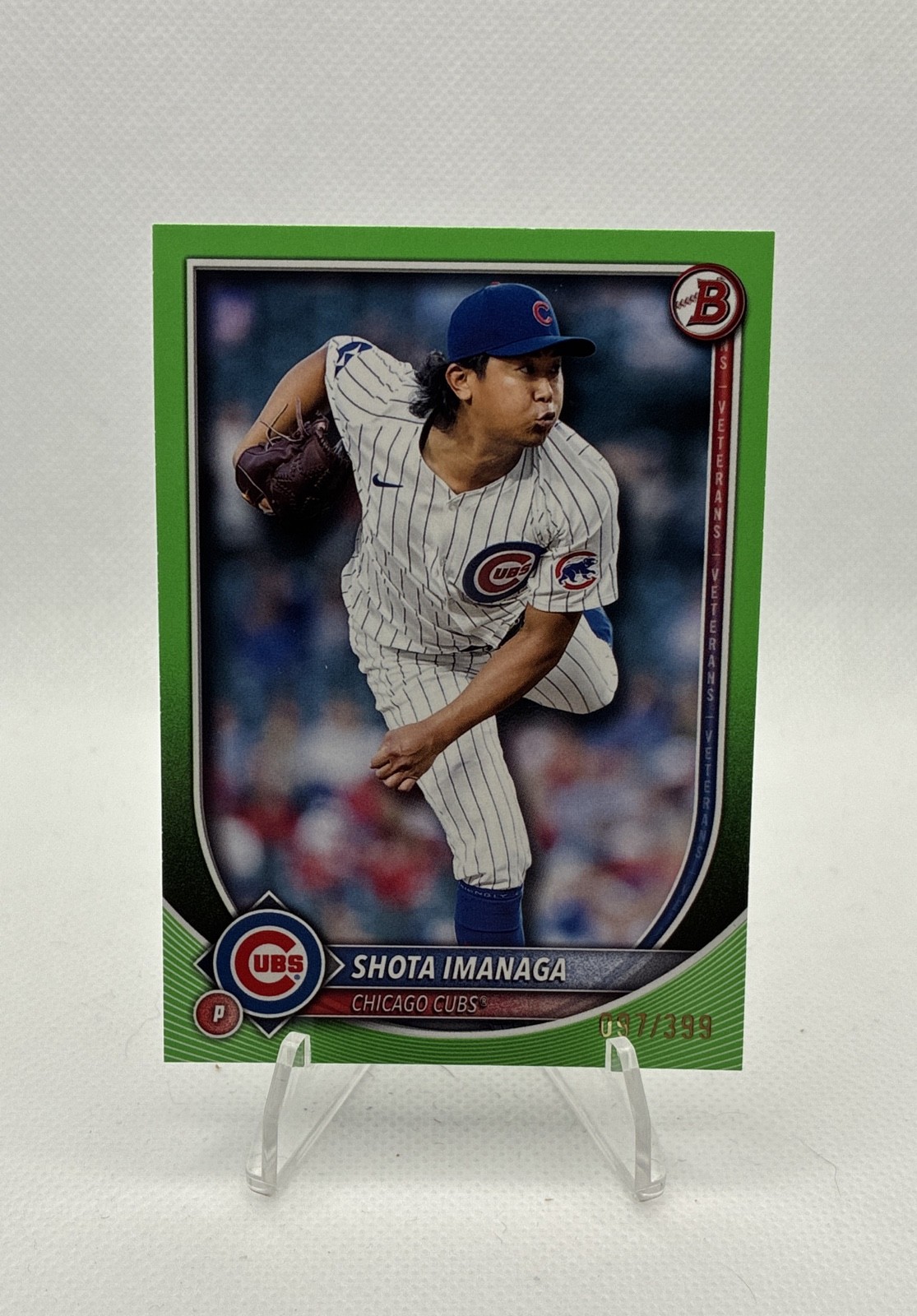 2025 Bowman - Shota Imanaga #51 Neon Green /399 2025 Bowman - Shota Imanaga #51 Neon Green /399