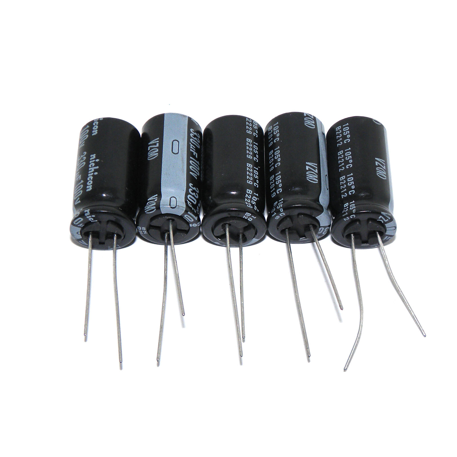 100V330UF Nichicon VZ Electrolytic Capacitor 330UF MFD 100V 12.5x25 mm