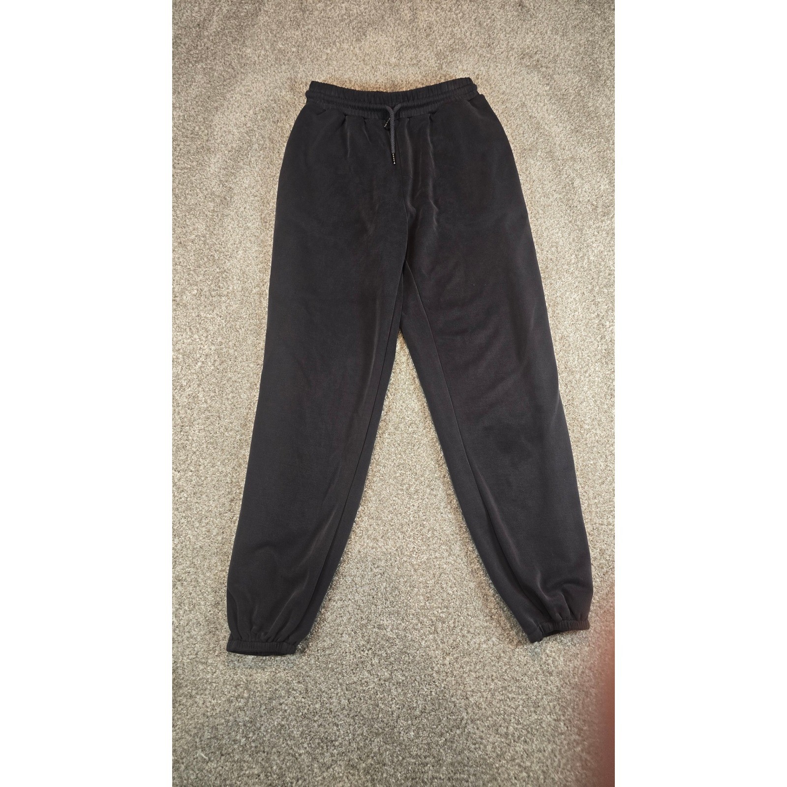 BKE Mens Black Modal Blend Jogger Sweatpants Small Drawstring Elastic Waist