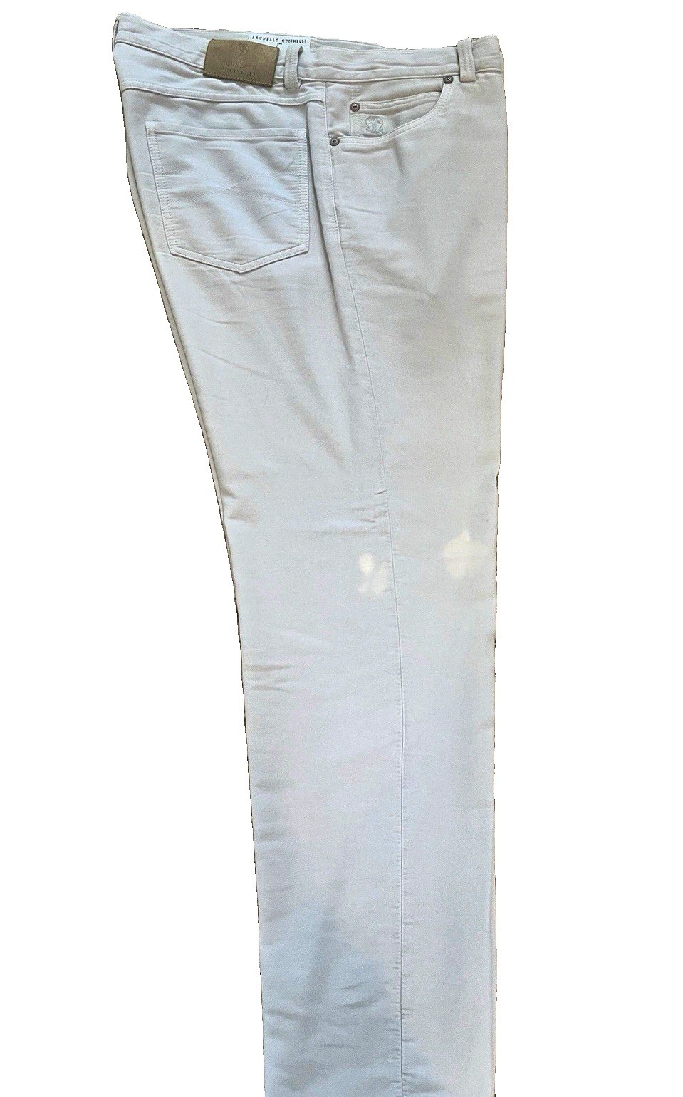 Brunello Cucinelli Men’s Beige Cotton Trousers Pants Size 50 Brunello Cucinelli Men’s Beige Cotton Trousers Pants Size 50