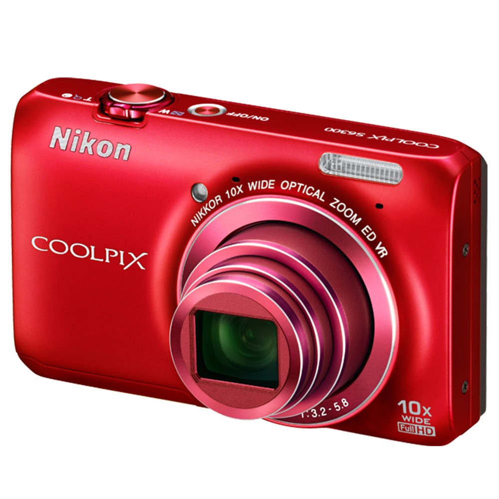 Nikon COOLPIX S6300 Digital Camera 10x Optical Zoom with Accessories Auto Focus