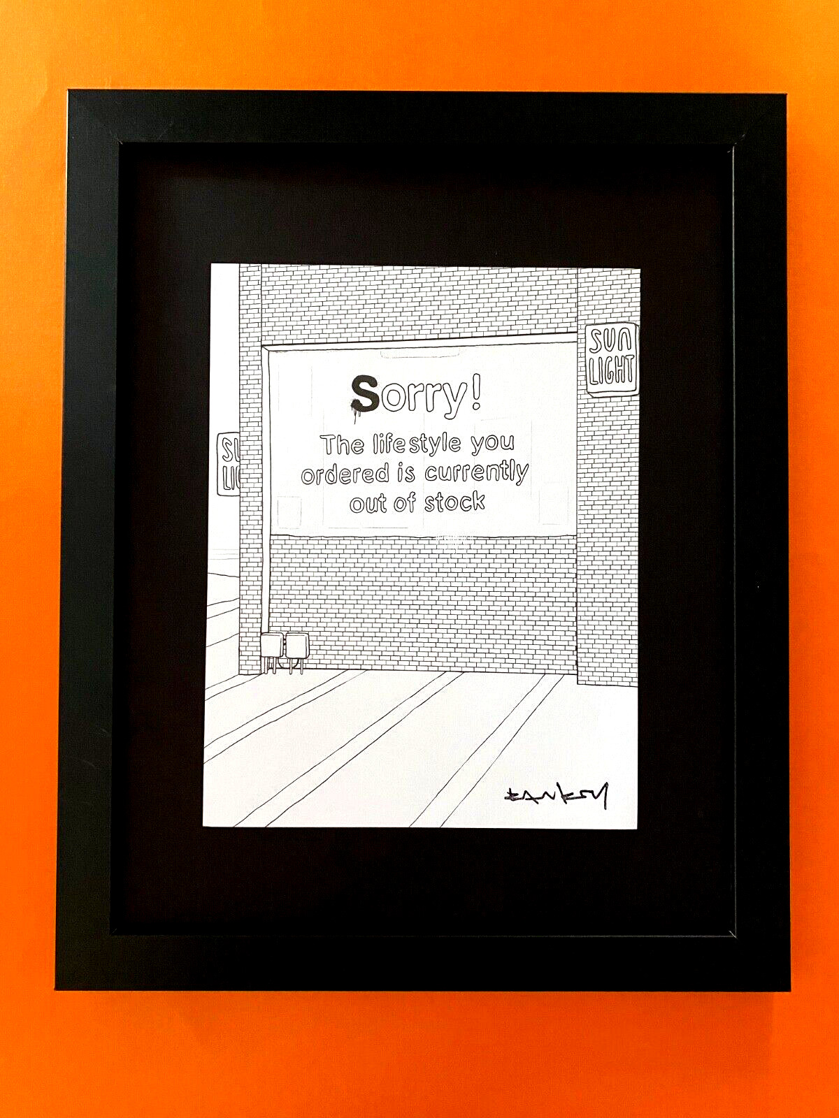 🔥BANKSY + SIGNED GRAFFITI PRINT \ 🔥BANKSY + SIGNED GRAFFITI PRINT \