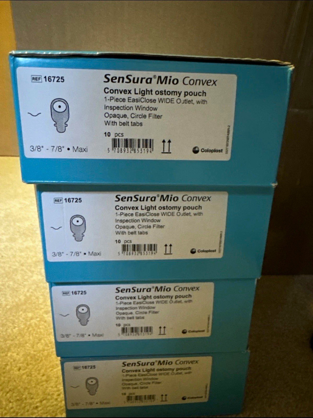 Coloplast SenSura Mio Convex One-Piece Drainable Ostomy Pouch  16725