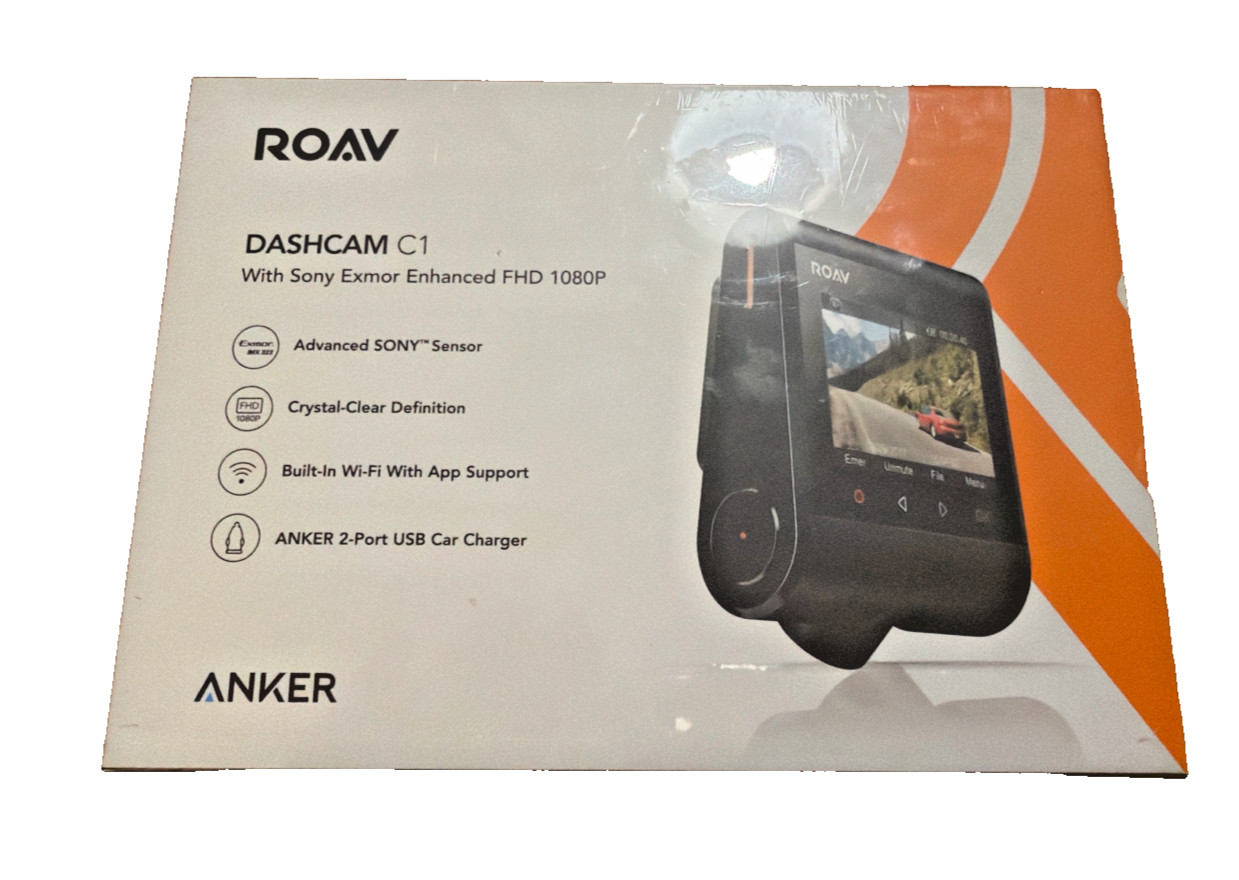 ROAV by Anker DashCam C1 R2110 1080p WiFi Sony Exmor NEW Factory Sealed