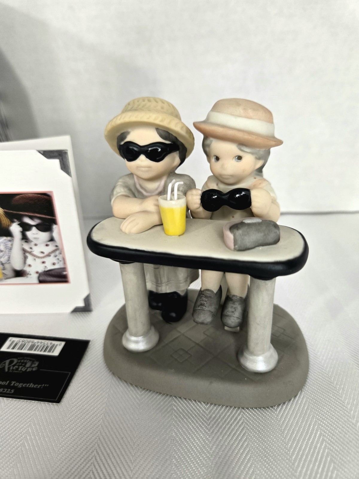 Vintage Enesco NBM Bahner Studios We\'re Cool Together #678325 Bisque Figurine Vintage Enesco NBM Bahner Studios We\'re Cool Together #678325 Bisque Figurine