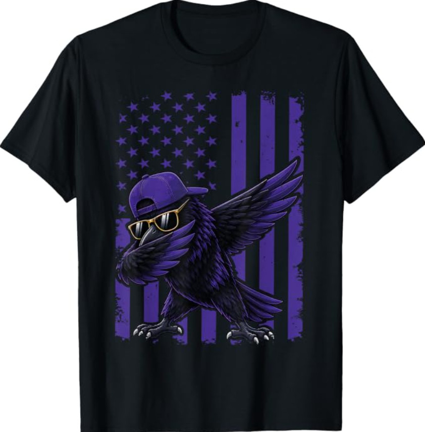 Vintage Raven Dabbing T-Shirt Vintage Raven Dabbing T-Shirt