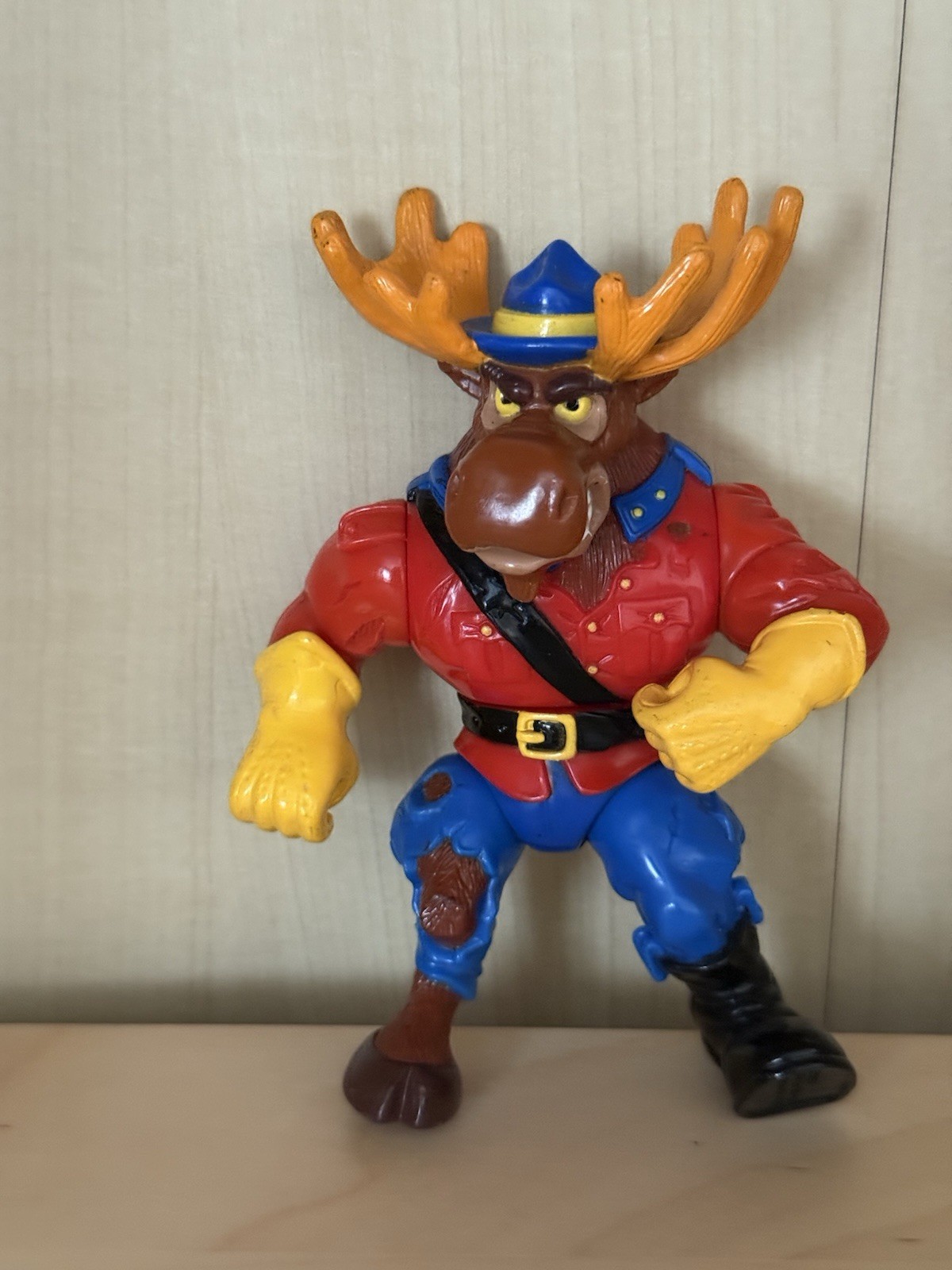 Vintage 1992 TMNT Teenage Mutant Ninja Turtles Monty Moose Figure Playmates