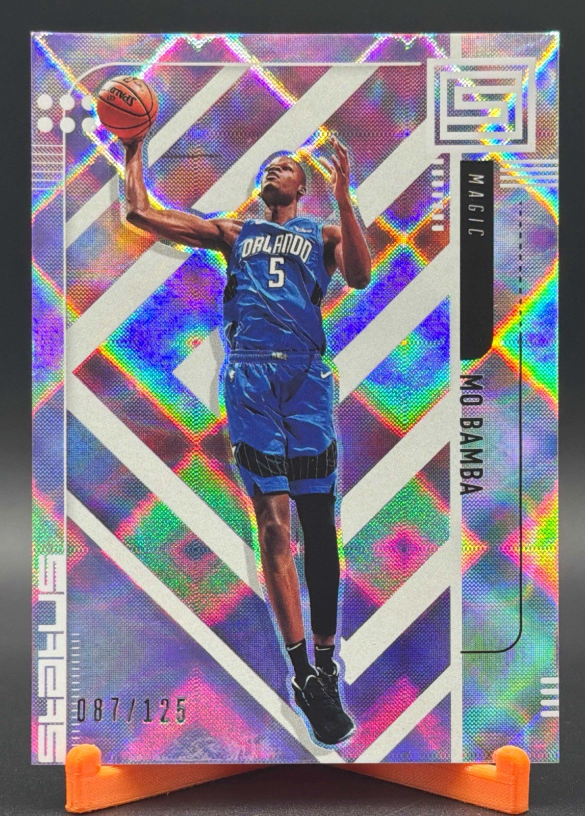 Panini 2019-20 Status Mo Bamba Orlando Magic #110 White Diamonds /125 RARE 🔥🔥 Panini 2019-20 Status Mo Bamba Orlando Magic #110 White Diamonds /125 RARE 🔥🔥