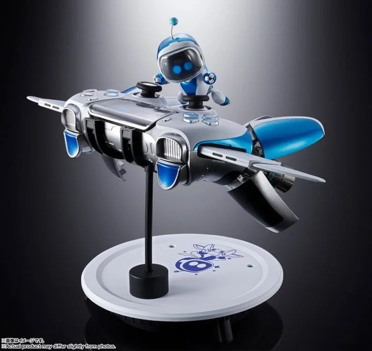 Bandai Tamashii Nations Chogokin Astro\'s Playroom Astro Bot & Dual Speeder Figur