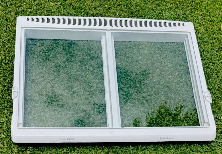 Frigidaire Ref Crisper Cover Frame+Glass 2417059 240364787 240350608 FFTR1821QS0