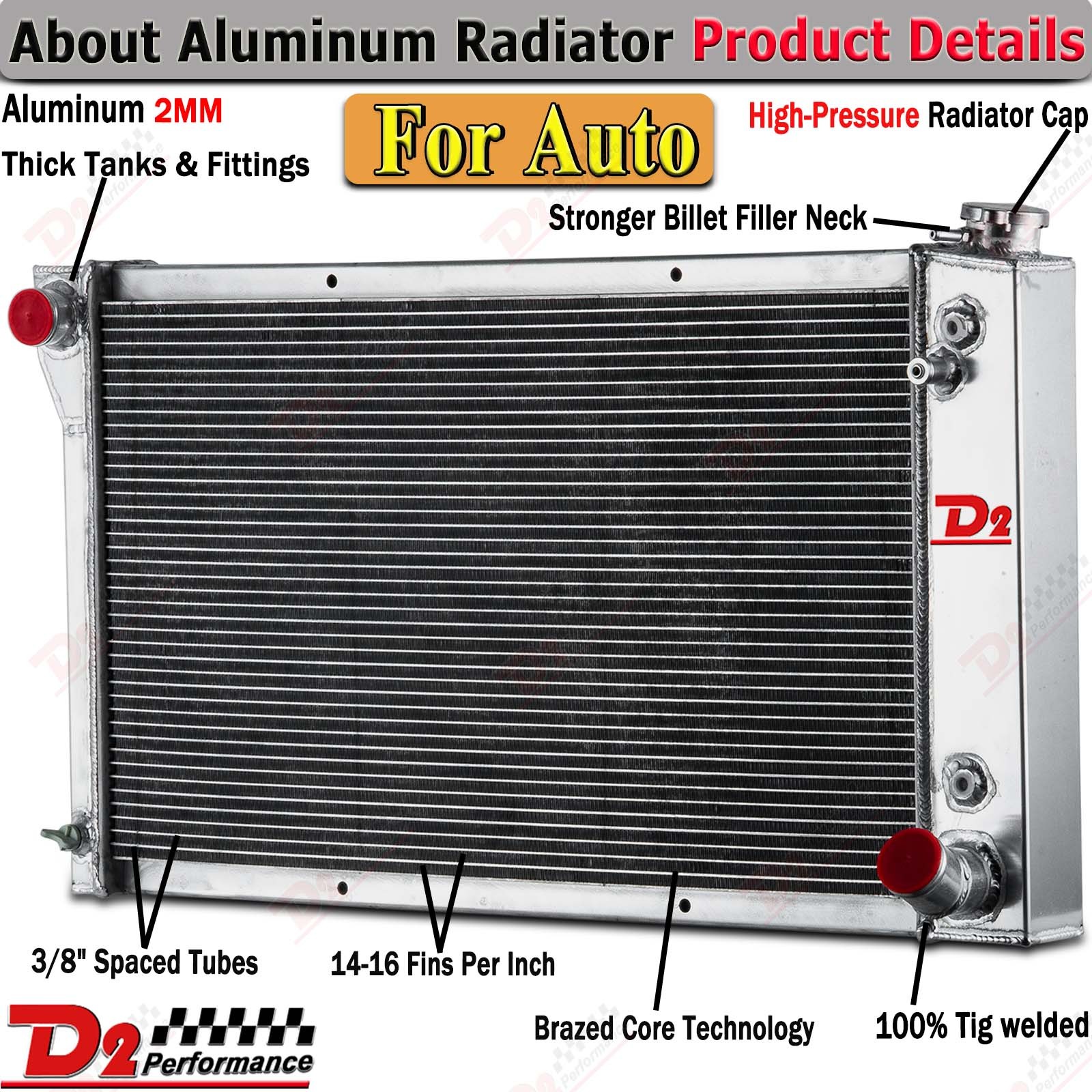 CC369 3 Row Aluminum Radiator For 1967-1972 Chevy GMC C10 C20 C30 K10 K20 Pickup