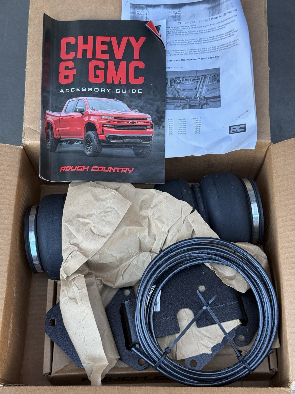 Rough Country ‘19-‘26 Silverado 1500 Air Spring Kit - 10011