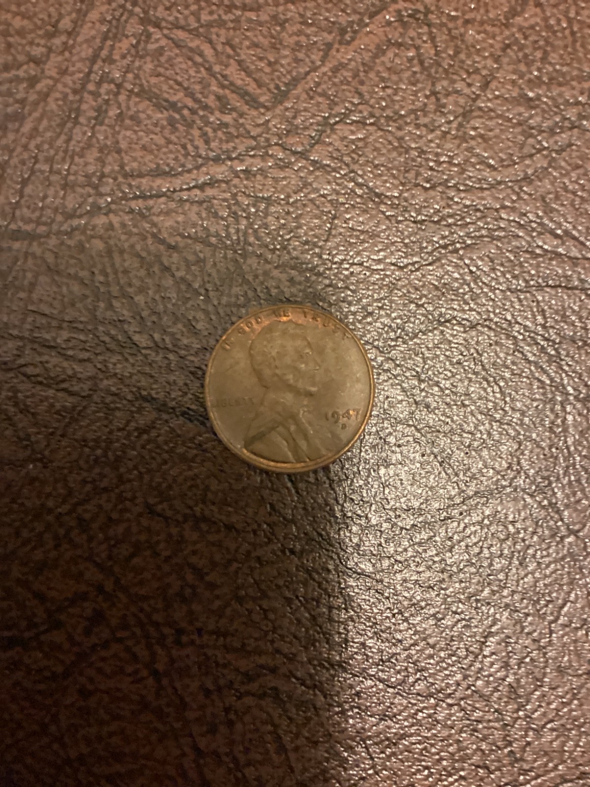 1947 D  Lincoln Wheat Cent VF 