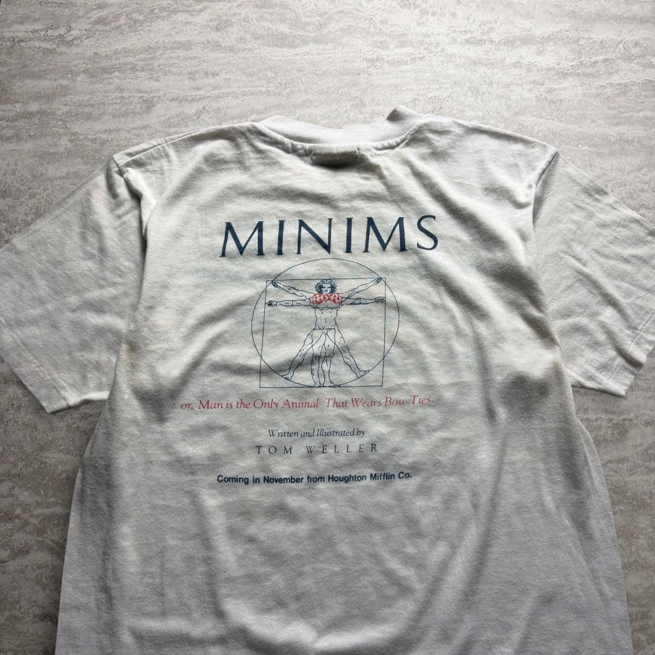Vintage 80s Minims Tom Weller Promo Graphic T-Shirt Medium