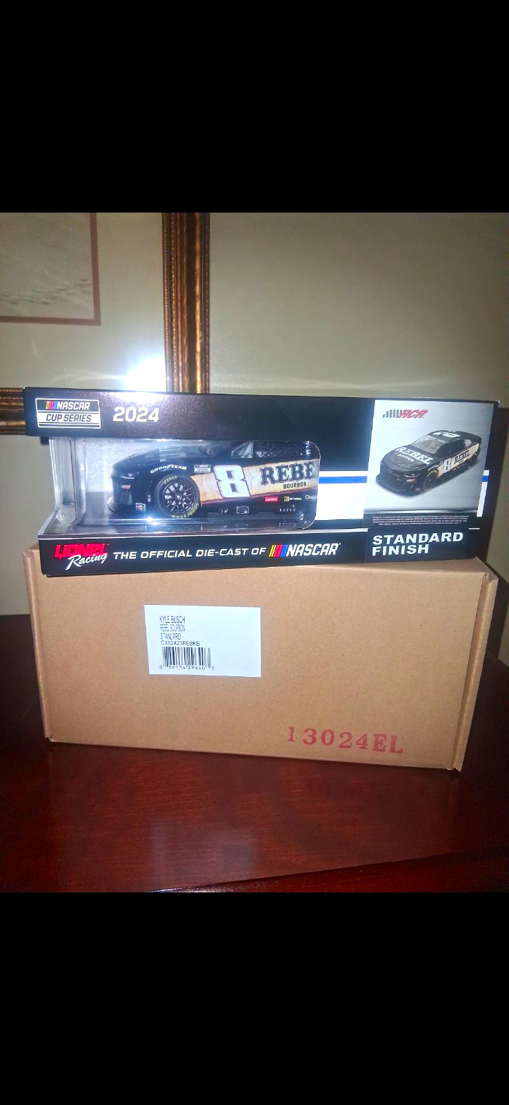Lionel Racing Kyle Busch #8 Rebel Bourbon 2024 Camaro ZL1 1:24 Limited