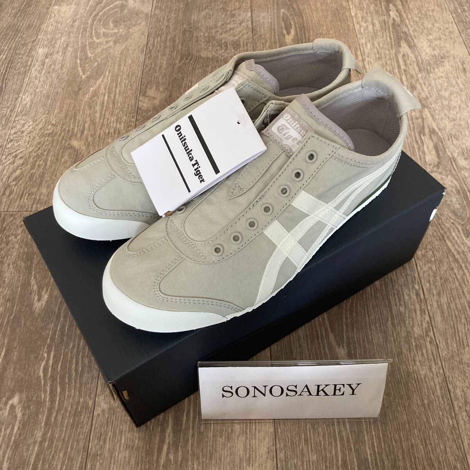 Onitsuka Tiger MEXICO 66 SLIP-ON 1183B603 020 OYSTER GREY/WHITE New in Box