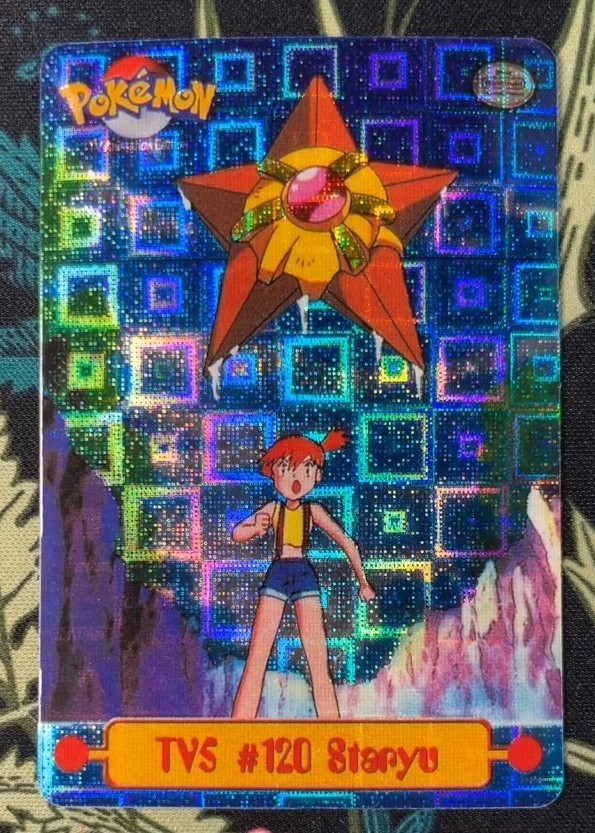 Pokemon Misty Staryu #120 Prism Holo Vintage Vending Sticker -W357 Pokemon Misty Staryu #120 Prism Holo Vintage Vending Sticker -W357