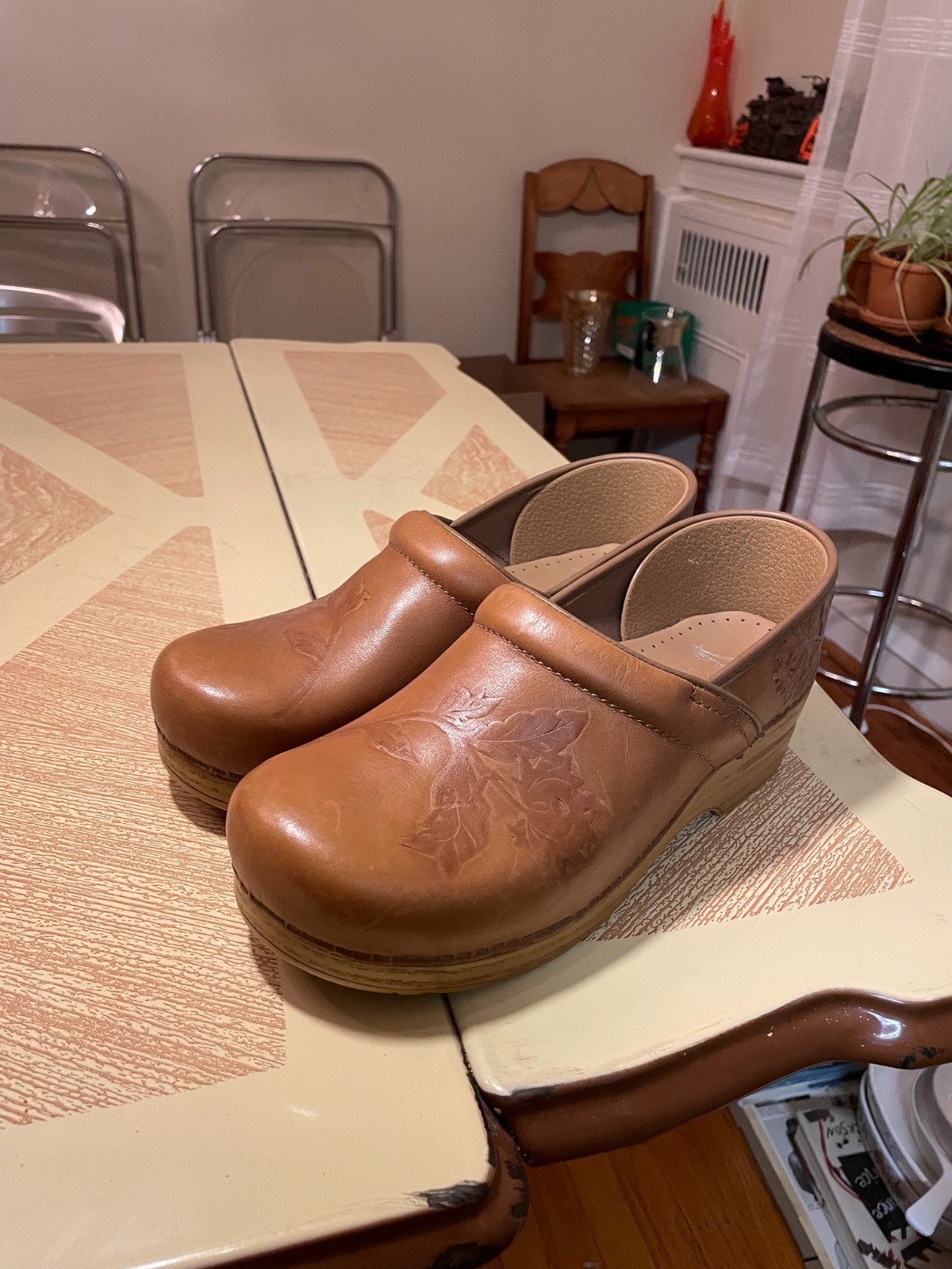 Dansko Professional Women\'s Shoes - Tan Burnished Calf size 41 EU 10.5 US