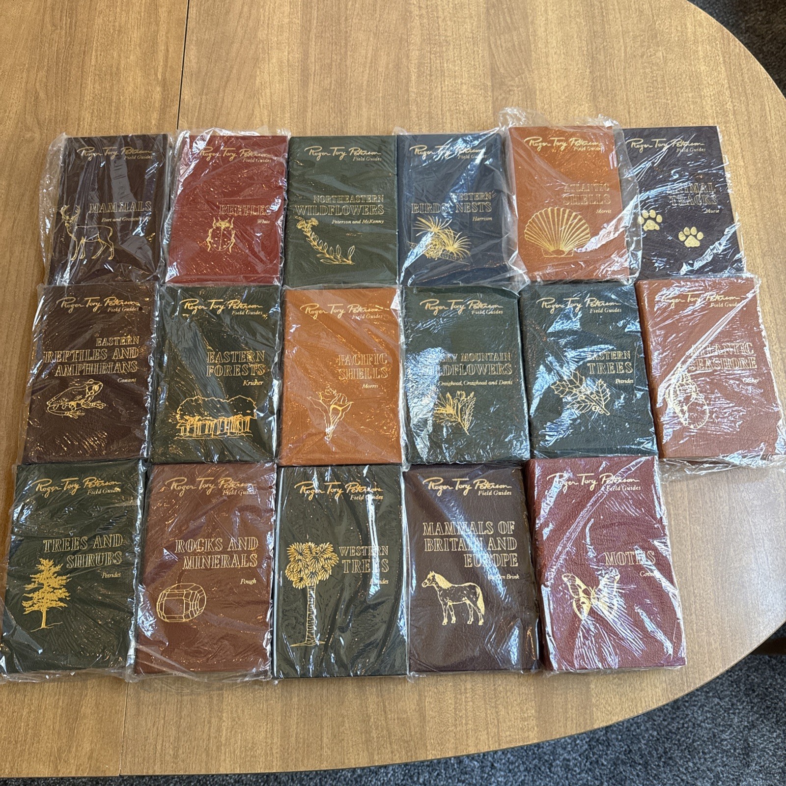 NEW Roger Tory Peterson Field Guide 17 Book Lot 50th Anniversary Easton Press NEW Roger Tory Peterson Field Guide 17 Book Lot 50th Anniversary Easton Press