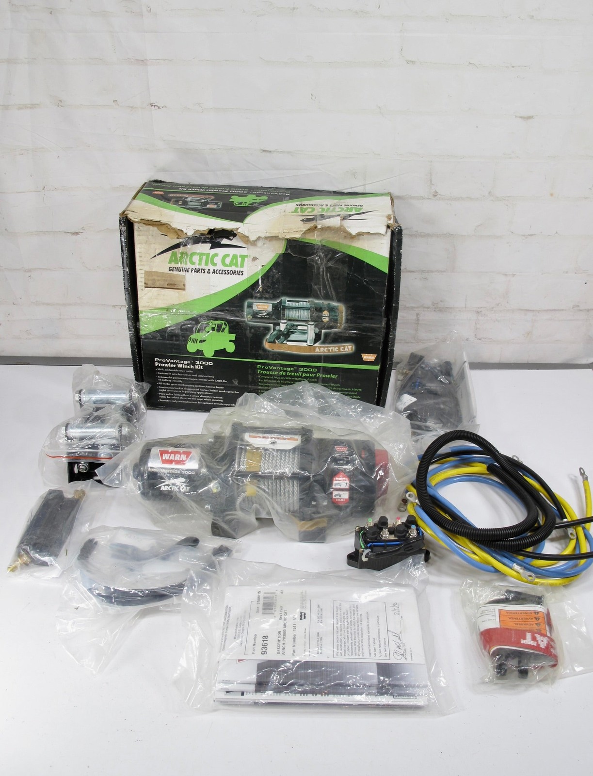 Arctic Cat WARN ProVantage 3000-lb ATV Winch Kit