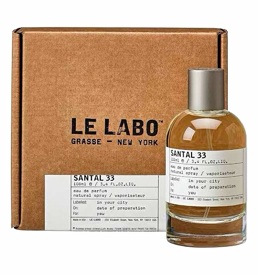 Le Labo Santal 33 Eau de Parfum Spray 3.4 fl oz Regular Size Sandalwood