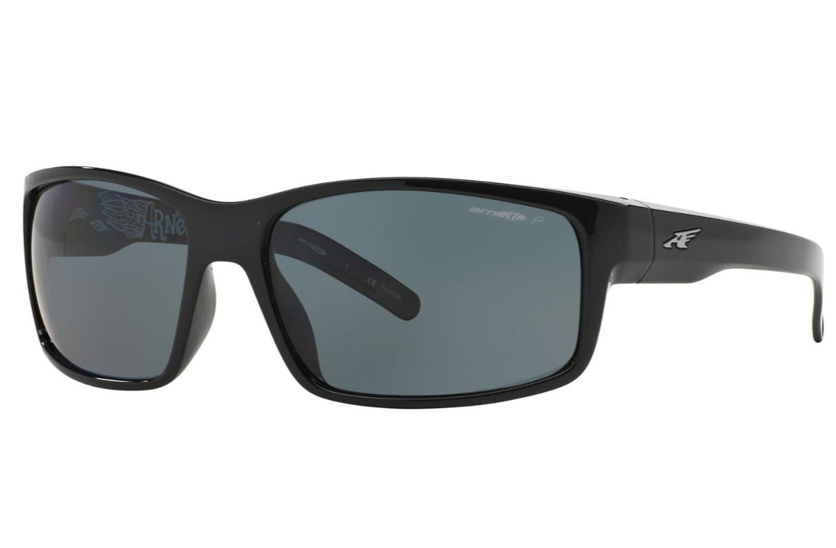 ARNETTE Fastball Sunglasses AN 4202 226781 Shiny Black Grey Polarized NEW