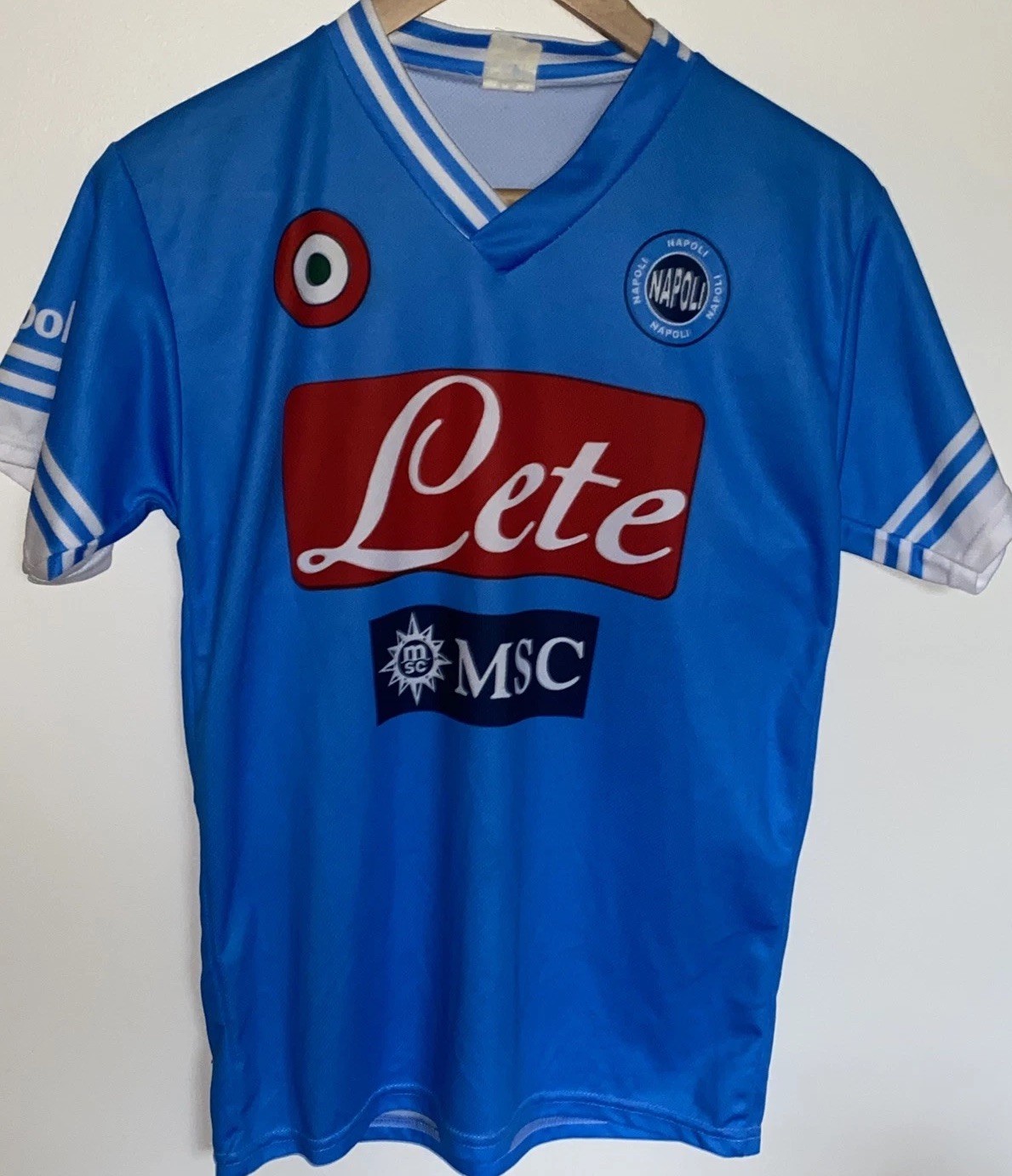 Napoli FC Cavani Soccer Jersey Youth Size XL / Men\'s Small