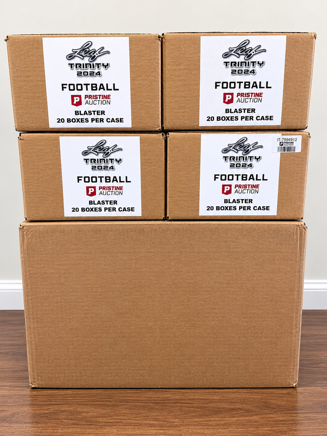2024 Leaf Trinity NFL Football Sealed Case, 20 boxes, 60 Autos, Free S&H